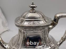 J. E. Caldwell Sterling Silver 8-Piece Tea & Coffee Set with Tray Early 20th C