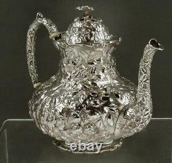 James Armiger Sterling Tea Set c1895 RARE