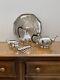 James Dixon & Sons Silver Plated Coffee And Tea Set With Tray & Spoons Epbm