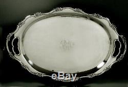 Japanese Sterling Silver Tea Set Tray c1940 K. Uyeda