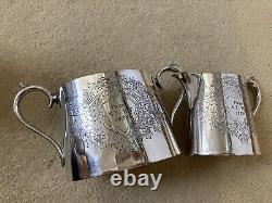 Job Lot Antique Vintage Silver Plate Coffee Tea Set Pots Pewter Navy Related
