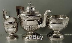 John McMullin Silver Tea Set c1810 Examples in Winterthur Museum