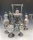 Kirk Landscape Sterling Tea Coffee Set Ram's Heads 169 Oz