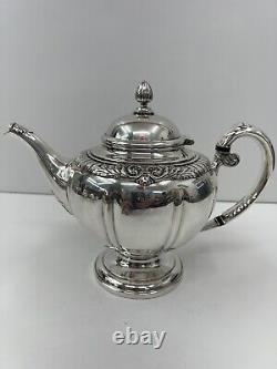 Kingsbury Silver Company Tea Set 5 Piece 5901 5905 2 Pots Creamer Sugar