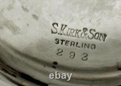 Kirk Sterling Tea Set c1925 GEORGIAN