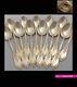 Lapparra Antique 1900s French Sterling Silver/vermeil Coffee/tea Spoons Set 12pc