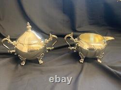 Lady Margaret FB Rogers Silver Plated Tea & Coffee Service Vintage 5 Piece Set