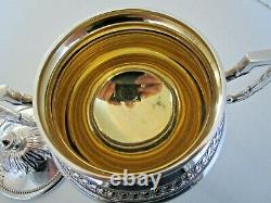Large WMF 3 Piece Silver Plated Tea, Coffee Set, Circa 1910