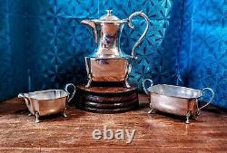 Late 1800s Fenton Brothers Sheffield Tea Set #4125/E. P. N. S. /England/RARE