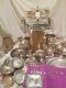 Lot Sterling&plated Tea Sets Jewelry Bullion&more Withscrap! Brass Stand Not Part
