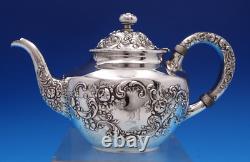 Luxembourg by Gorham Sterling Silver Tea Set 5pc #A3550 Monogrammed (#7919)