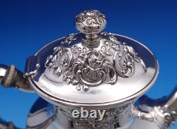 Luxembourg by Gorham Sterling Silver Tea Set 5pc #A3550 Monogrammed (#7919)