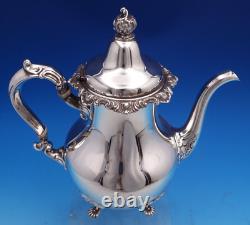 Melrose by Gorham Sterling Silver Tea Set 7pc #1141-#1147 (#8174) Rare Find