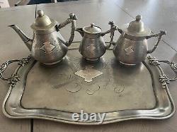 Meneses 4 Piece Tea Set Antique Mint Condition