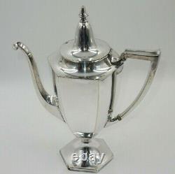 Meriden Sp Co International Sc #289 Victorian Silverplate Tea Set