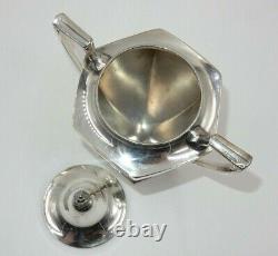 Meriden Sp Co International Sc #289 Victorian Silverplate Tea Set