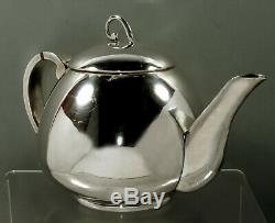 Mexican Sterling Tea Set c1950 Juventino Reyes 61 Ounces