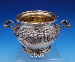 Modernic by Gorham Sterling Silver Tea Set 7pc withSilverplate Tray (#7995)