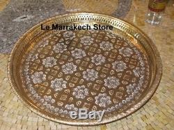 Moroccan golden tea set-Moroccan mint tea set gold -Gold silver Moroccan Tea set