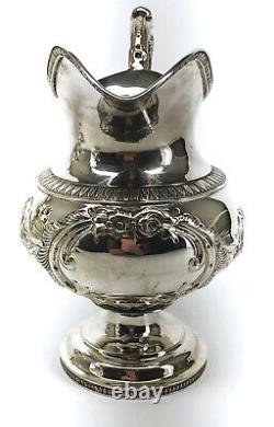 Mulford & Wendell Antique 3 piece Coin Silver Tea Set, gently used