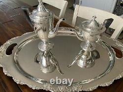 Museum Quality Heavy Complete Tiffany & Co 9-pc Sterling Silver Tea Set Ca 1910