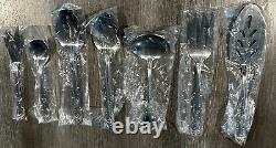 NEW 1984 VINTAGE 103PC 12 Place Settings Imperial IMI4 Roses Stainless Flatware