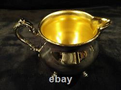 ONEIDA Silver Plated 5 Piece Coffee Tea Set With Serving Tray