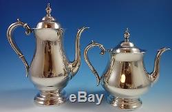 Old French by Gorham Sterling Silver Tea Set 6pc with Tray (#1639) Exceptional