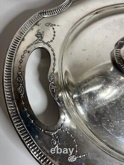 Oneida Community Plate Grosvenor Silver Tea Set With Tray, ART DECO