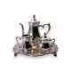 Oneida Silver Wilcox Webster Countess Silverplate 4 Piece Tea Set