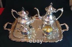 Oneida Silverplate 5 Piece Coffee Tea Set USA