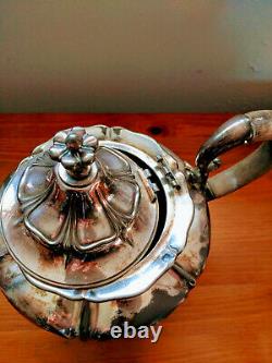 Pairpoint Silverplate Tea/Coffee Set 4 Pieces New Bedford MA Circa 1880-1929