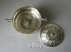Persian Silver plated Tea Set with Tray, Sugar Bowl and Arcoroc France Plates