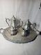 Pewter Silver Coffee And Tea Set International Silver Company