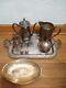 Plated Silver Tea Set With Extras