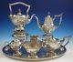 Plymouth By Gorham Sterling Silver Tea Set 7pc Antique (#3059) Exceptional
