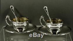 Portuguese Silver Tea Set c1940 Signed 916 Pure