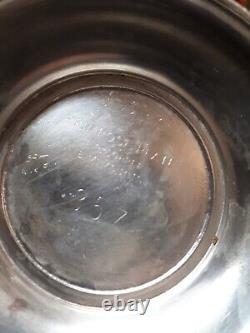 Primrose Silver plate coffee tea 5 piece set with tray Vintage Antique 357