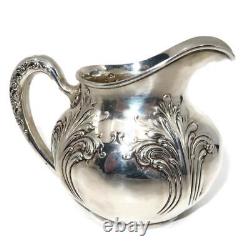 R. Wallace & Sons, 706 Solid Sterling Silver Teapot, Creamer & Sugar, Tea Set