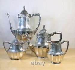 RARE Vintage Sheffield 1936 Coronation Community Silver Plated 3 Piece Tea Set