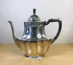 RARE Vintage Sheffield 1936 Coronation Community Silver Plated 3 Piece Tea Set