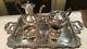 Rideau Plate By Birks 5 Pc. Tea & Coffee Set With Heavy 28 Serving Tray