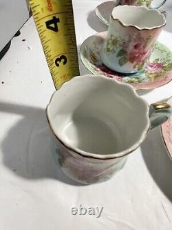 RS PRUSSIA 15 PIECE TEA COFFEE Set TEAPOT CREAMER SUGAR BOWL Made in Japan