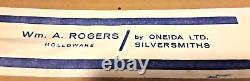 Rare WM A ROGERS By Oneida w original boxes Vintage Silverplate Tea Set 5 Piece