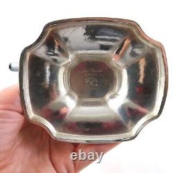 Reed & Barton Art Deco Silverplate EPNS Coffee Tea Set Monogram S