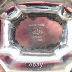 Reed & Barton Art Deco Silverplate EPNS Coffee Tea Set Monogram S