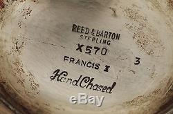 Reed & Barton Francis I, 5 Piece Sterling Silver Tea/Coffee Set 142 Troy ounces