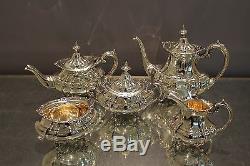 Reed & Barton Hampton Court 5 Piece Tea Set In MINT Condition. The Perfect Gift