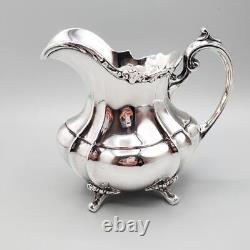 Reed & Barton Hampton Court Sterling 5 PIECE Tea Set 1941 Acanthus Scroll