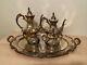 Reed & Barton, King Francis Coffee And Tea Set Five Pieces Tray Sugar Bowl